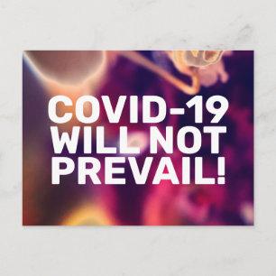 CARTÃO POSTAL A COVID-19 NÃO PREVALECERÁ!
