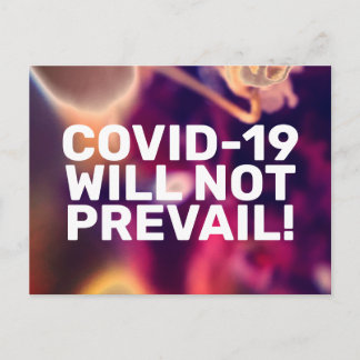 CARTÃO POSTAL A COVID-19 NÃO PREVALECERÁ!