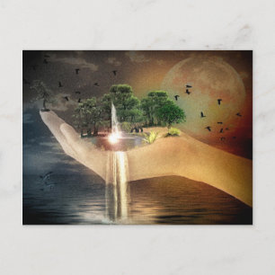 Cartão Postal A Criação