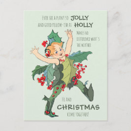 Cartão Postal A criança de Natal Elizabeth Gordon CC1076
