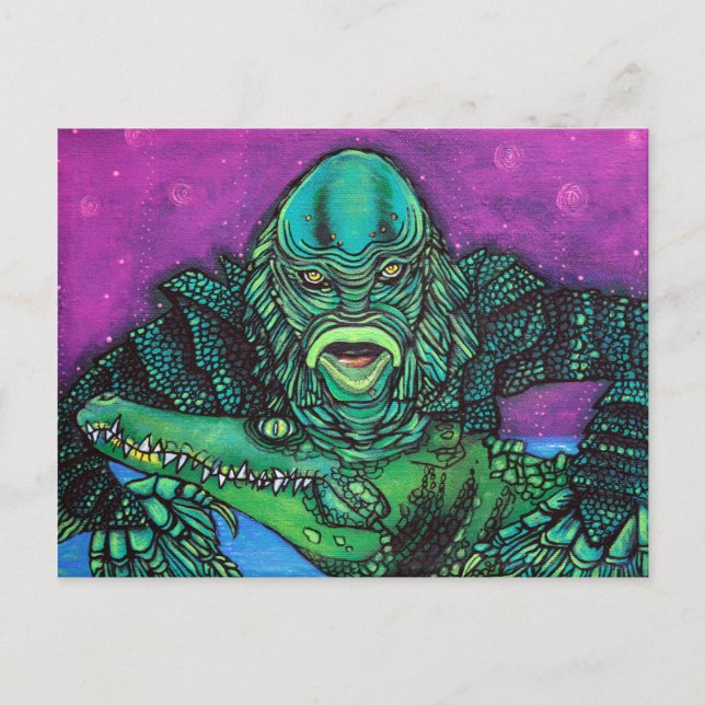 Cartão Postal A Criatura Vive (Frente)