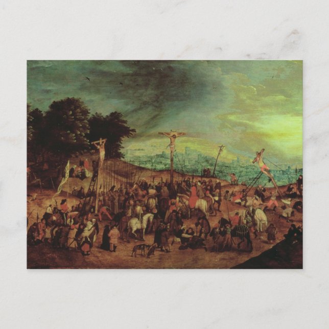 Cartão Postal A crucificação (Frente)