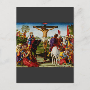Cartão Postal A Crucificação por Benvenuto di Giovanni