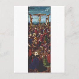 Cartão Postal A Crucificação por Van Eyck