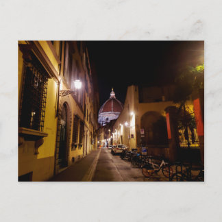Cartão Postal A Cúpula da Catedral de Florença à Noite