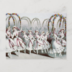 Cartão Postal A Dança da Flor