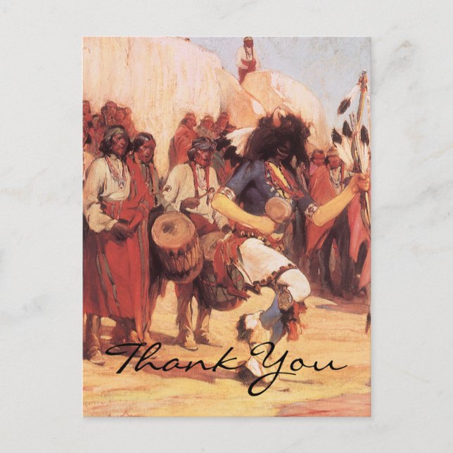 Cartão Postal A dança de Buffalo do Cassidy (Frente)