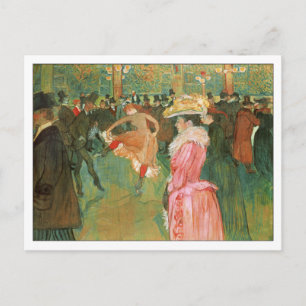 Cartão Postal A dança de Henri Toulouse-Lautrec