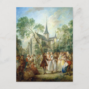 Cartão Postal A dança do casamento