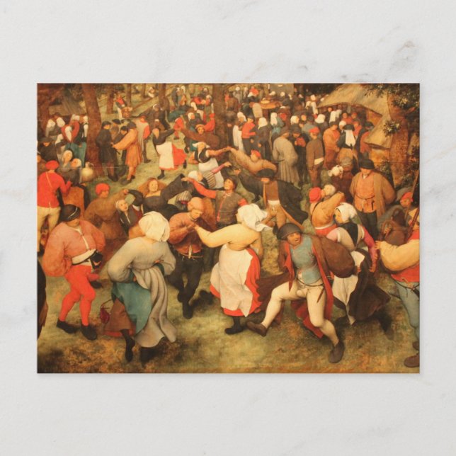 Cartão Postal A dança do casamento - 1566 (Frente)