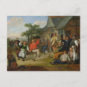Cartão Postal A dança dos camponeses, 1678