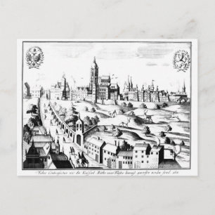 Cartão Postal A Defesa de Praga, 3 de agosto de 1618