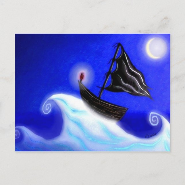 Cartão Postal À deriva (Frente)