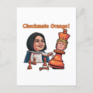 Cartão Postal A Derrota Do Rei Laranja