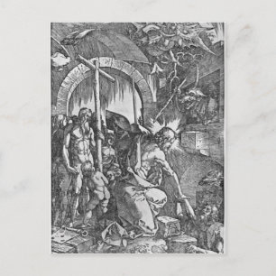 Cartão Postal A descida do Cristo para Limbo