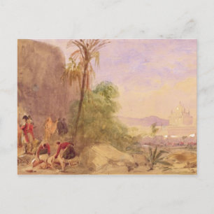 Cartão Postal A descoberta do corpo de Tipu no Portão de Água em