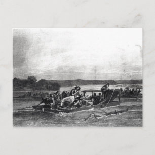 Cartão Postal A Descoberta do Mississippi por de Soto