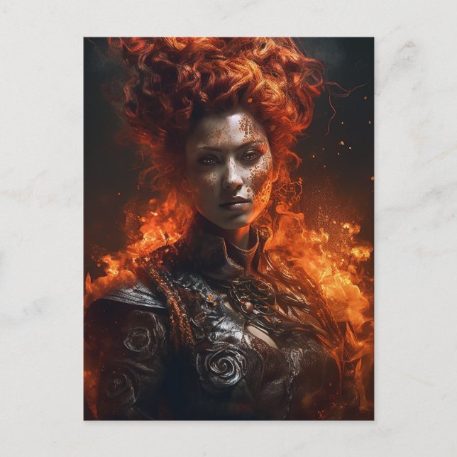 Cartão Postal A Deusa do Fogo (Frente)