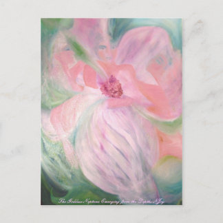 Cartão Postal A deusa Netuno que emerge das profundidades