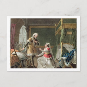 Cartão Postal A Devoção Herômica da Marguerite da Provença (