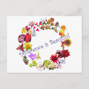 Cartão Postal A diferença é bonita