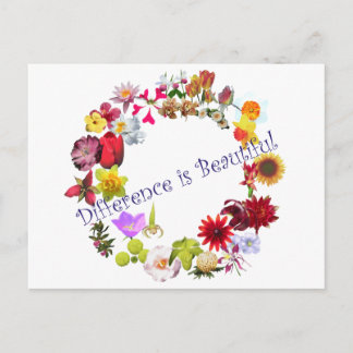 Cartão Postal A diferença é bonita