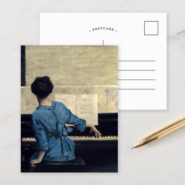 Cartão Postal A Dissertação Principal | William Merritt Chase (Criador carregado)