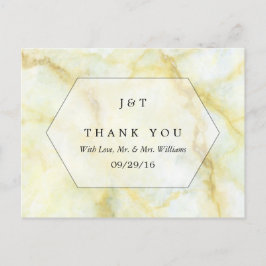 Cartão Postal A Elegante Coleção de Casamentos de Efeito Marble
