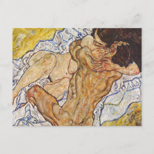 Cartão Postal A Embrace Egon Schiele