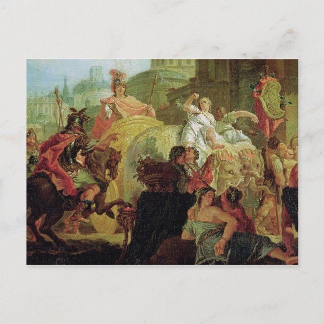 Cartão Postal A Entrada de Alexandre, o Grande (Frente)