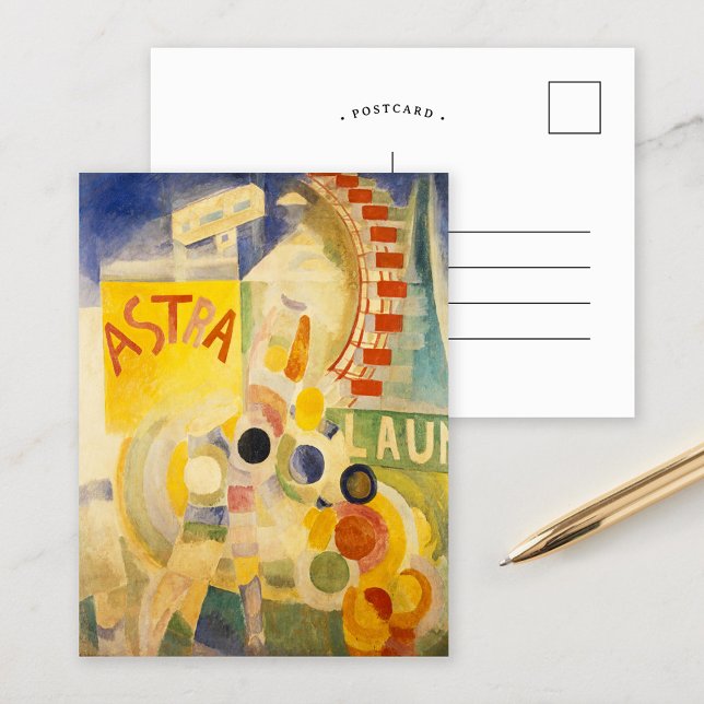 Cartão Postal A Equipe de Cardiff | Robert Delaunay (Criador carregado)