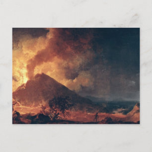 Cartão Postal A Erupção do Monte Vesúvio em 1771