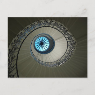 Cartão Postal A escada Tulip e lanterna na Queen's House