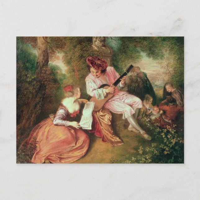 Cartão Postal A Escala do Amor, 1715-18 (Frente)
