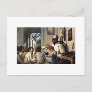 Cartão Postal A Escola do Mestre Rafael Cordero