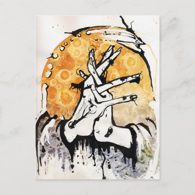 Cartão Postal a espera (Frente)