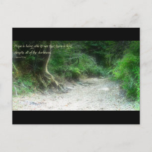 Cartão Postal A esperança é…