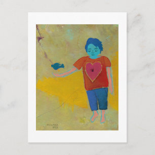 Cartão Postal A esperança original original original da arte po