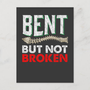 Cartão Postal A Espinha Sideways Curva Uma Sensibilização Méd