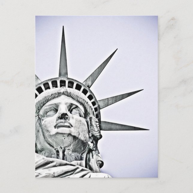 Cartão Postal A Estátua da Liberdade (Frente)