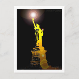 Cartão Postal A Estátua da Liberdade
