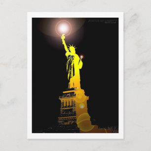 Cartão Postal A Estátua da Liberdade