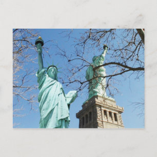 Cartão Postal A Estátua da Liberdade, da Ilha da Liberdade, NYC
