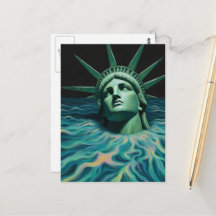 A Estátua da Liberdade Derrete Surrealista
