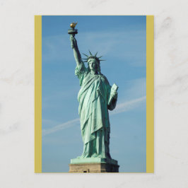 Cartão Postal A Estátua da Liberdade Iluminando o Mundo
