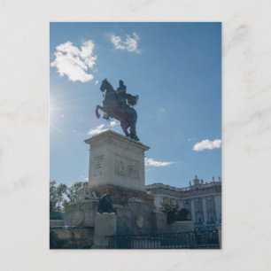 Cartão Postal A estátua equestre de Filipe IV