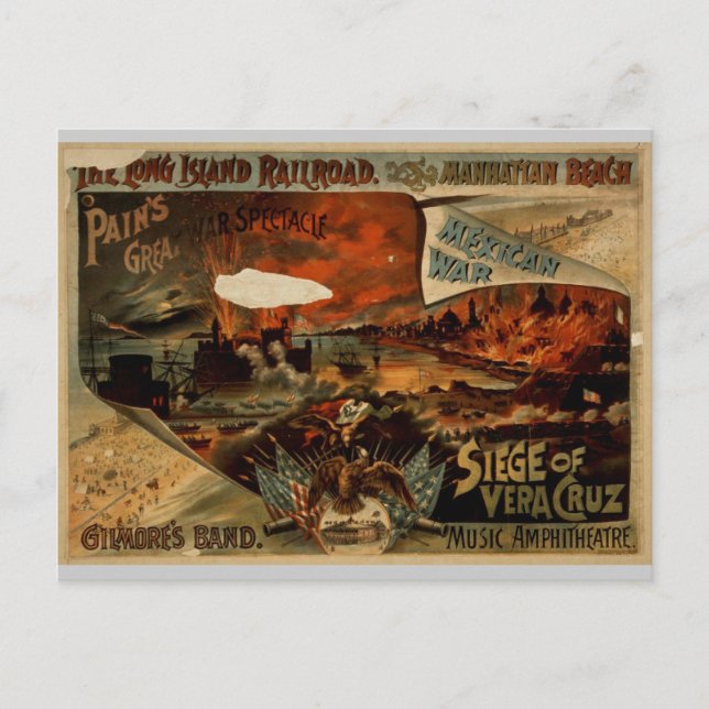 Cartão Postal A estrada de ferro Long Island (Frente)