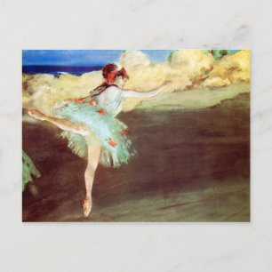 Cartão Postal A Estrela: Dancer em Point por Degas