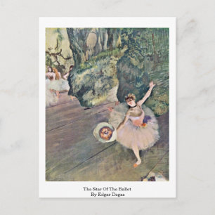 Cartão Postal A Estrela Do Balé De Edgar Degas