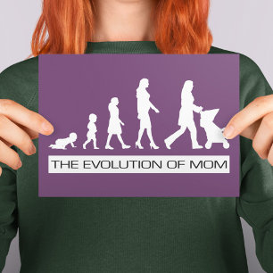 Cartão Postal A Evolução da Mãe